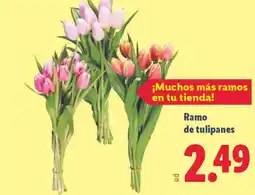 Lidl Ramo de tulipanes oferta