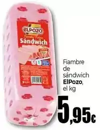 Elpozo - fiambre de sandwich