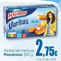 Unide Supermercados Pescanova - varitas de merluza oferta