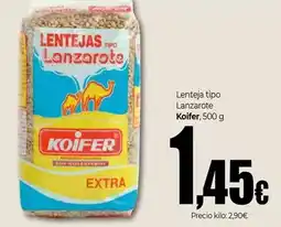 Unide Supermercados Koifer - lenteja tipo lanzarote oferta