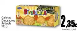 Unide Supermercados Artiach - galletas dinosaurus oferta
