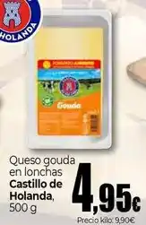 Unide Supermercados Castillo de holanda - queso gouda en lonchas oferta