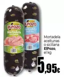Unide Supermercados Elpozo - mortadela aceitunas o siciliana oferta