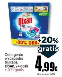 Unide Supermercados Dixan - detergente en capsulas triocaps oferta