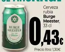 Unide Supermercados Burge meester - cerveza rubia oferta