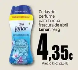 Unide Supermercados Lenor - perlas de perfume para la ropa frescura de abril oferta