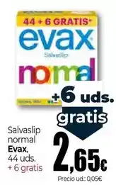 Unide Supermercados Evax - salvaslip normal oferta