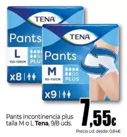 Unide Supermercados Tena - pants incontinencia plus talla m o l oferta