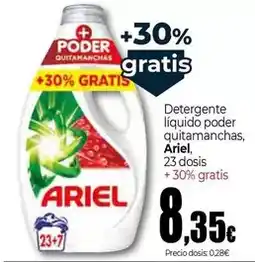 Unide Supermercados Ariel - detergente liquido poder quitamanchas oferta