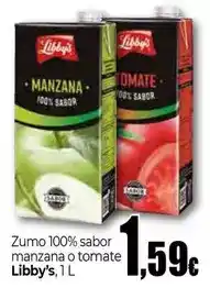 Unide Supermercados Libby's - zumo 100% sabor manzana o tomate oferta