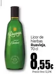 Unide Supermercados Ruavieja - licor de hierbas oferta