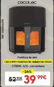 Embargos a lo bestia Cecotec - freidora de aire cecofry fantastik window 6500 oferta