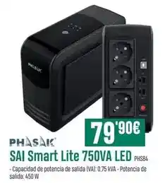 PCBox Phasak - sai smart lite 750va led oferta