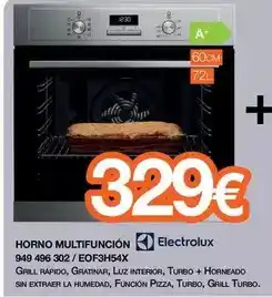 Electrolux - horno multifuncion
