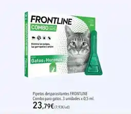 El Corte Inglés Frontline - pipetas desparastantes oferta