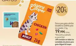 El Corte Inglés Free - pienso para gatos adultos pollo sin cereales oferta