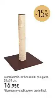 El Corte Inglés Karlie - rascador pole-leather para gatos oferta