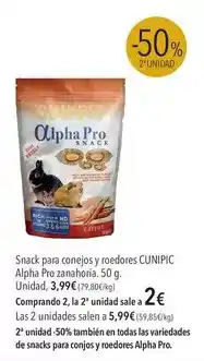 El Corte Inglés Snack - para conejos y roedores alhopa pro zanahoria oferta