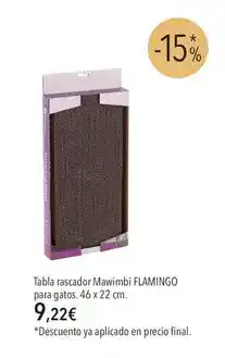 El Corte Inglés Flamingo - tabla rascador mawimbi para gatos oferta