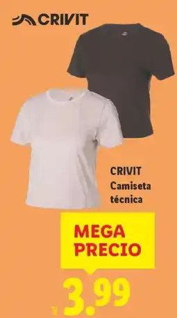 Lidl CRIVIT Camiseta técnica oferta