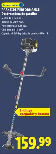 Lidl PARKSIDE PERFORMANCE Desbrozadora de gasolina oferta