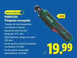 Lidl PARKSIDE Trinquete recargable oferta