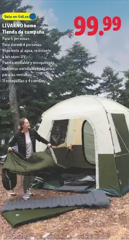 Lidl LIVARNO home Tienda de campaña oferta