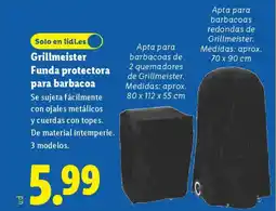 Lidl Grillmeister Funda protectora para barbacoa oferta