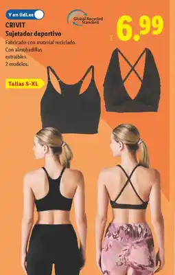 Lidl CRIVIT Sujetador deportivo oferta