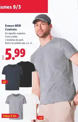 Lidl ESMARA MEN Camiseta oferta