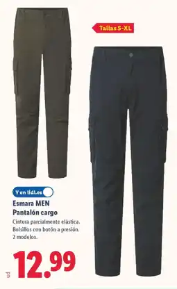 Lidl ESMARA MEN Pantalón cargo oferta