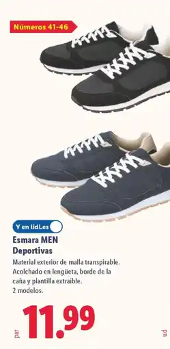 Lidl ESMARA MEN Deportivas oferta