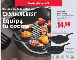 Lidl SILVERCREST Sartén parrilla / Sartén de aluminio fundido oferta