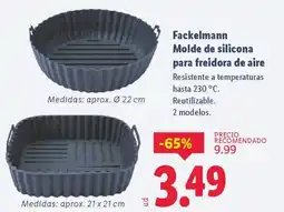 Lidl Fackelmann Molde de silicona para freidora de aire oferta