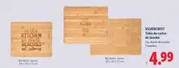 Lidl SILVERCREST Tabla de cortar de bambú oferta