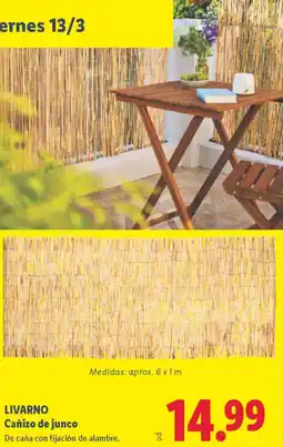 Lidl LIVARNO Cañizo de junco oferta