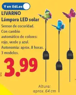 Lidl LIVARNO Lámpara LED solar oferta