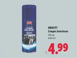Lidl KRAFFT Limpia interiores oferta