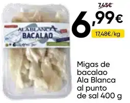 FROIZ Migas de bacalao Ala Blanca al punto de sal oferta