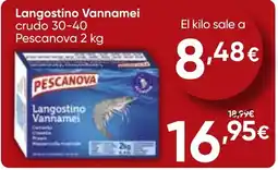 FROIZ PESCANOVA Langostino Vannamei crudo 30-40 oferta