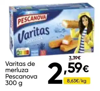 FROIZ PESCANOVA Varitas de merluza oferta