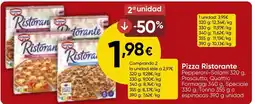 FROIZ DR.OETKER Pizza Ristorante Pepperoni-Salami Prosciutto, Quattro Formaggi Speciale Tonno oferta