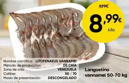 FROIZ Langostino vannamei oferta