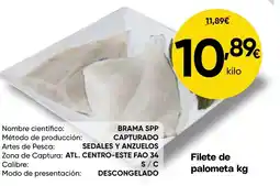 FROIZ Filete de palometa oferta