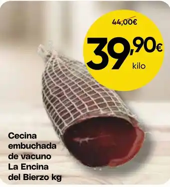 FROIZ Cecina embuchada de vacuno La Encina del Bierzo oferta