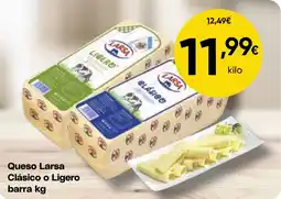FROIZ LARSA Queso Clásico o Ligero barra oferta