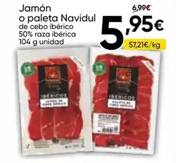FROIZ NAVIDUL Jamón o paleta de cebo ibérico 50% raza ibérica oferta