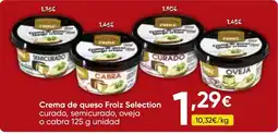 FROIZ FROIZ Crema de queso Selection curado, semicurado, oveja o cabra oferta