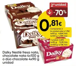 FROIZ NESTLE Dalky fresa nata, chocolate nata o dúo chocolate oferta