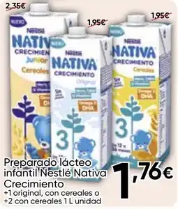 FROIZ NESTLE Preparado lácteo infantil Nativa Crecimiento oferta